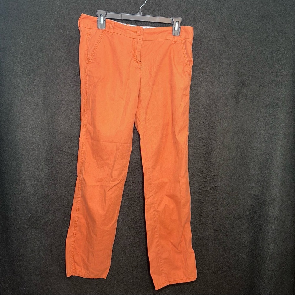 Tommy Hilfiger Women's 4 Orange Mid-rise Straight Jeans